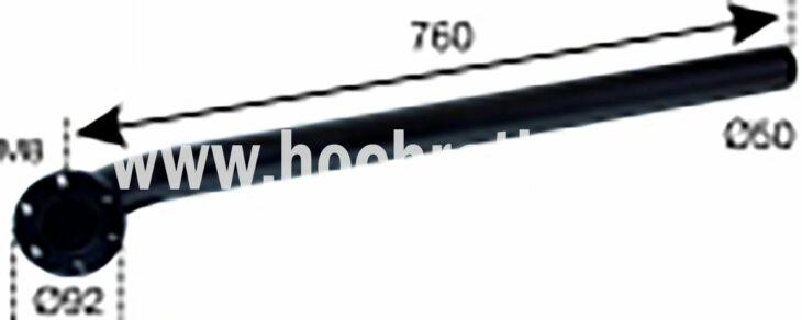 Auspuff Steyr T180A Stahl (526200011) Um