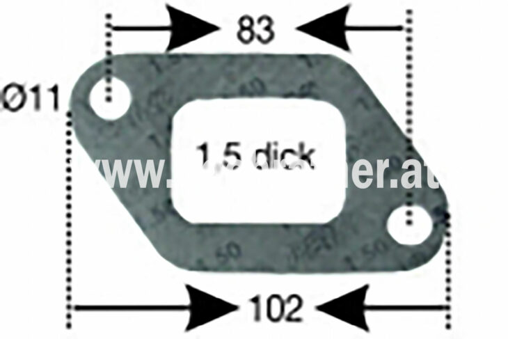 Dichtung für Auspuff Steyr (526900001) Um Dichtung für Auspuff Steyr (526900001) Um