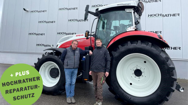Traktorübergabe an Familie Hofschwaiger