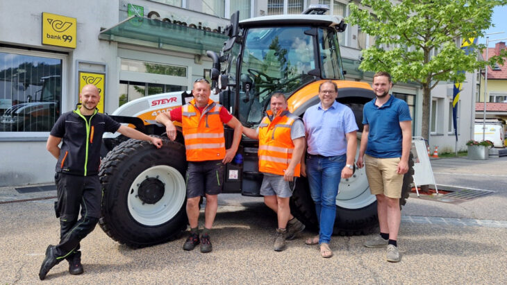 Traktorübergabe an die Gemeinde Maria Neustift