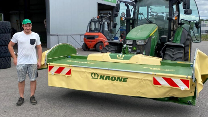 Mähwerk-Übergabe an Herrn Schörghuber