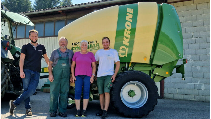 Pressen-Übergabe an Familie Schörghuber