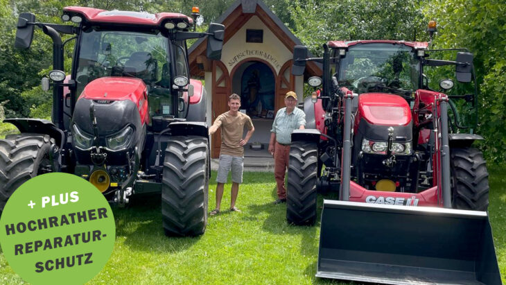 Traktor-Übergabe an Familie Bauer