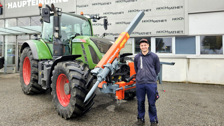 Schneestangenbohrgerät-Übergabe an Frau Mag. Truttenberger