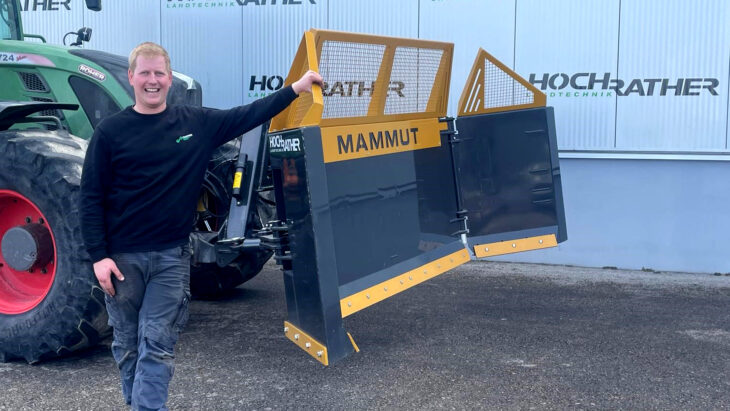 Maisschiebeschild-Silo-Push