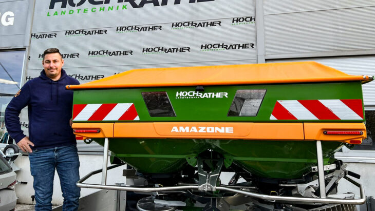 Anbaustreuer-Übergabe an Familie Bachmayr