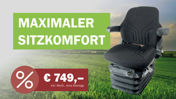 Luftgefederter Sitz von Grammer