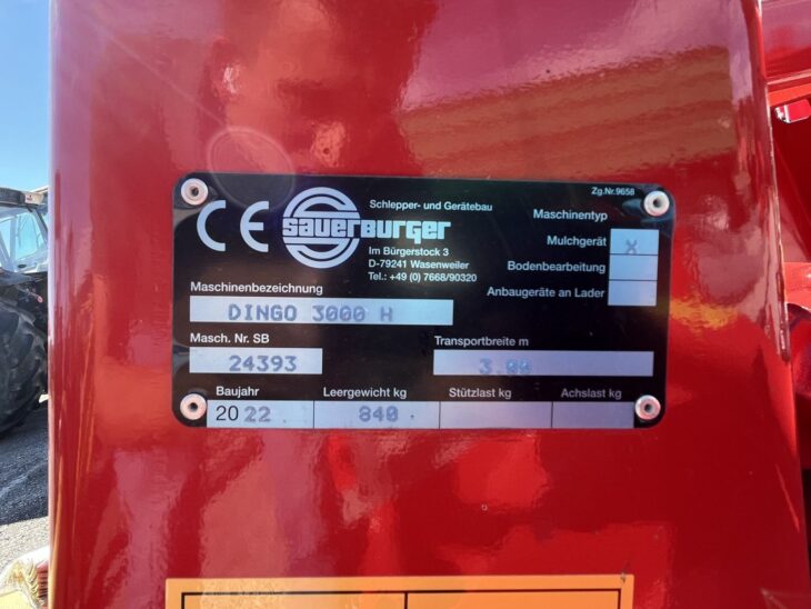 Sauerburger Dingo 3000 H+F 6