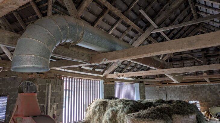 Auer Auer Heuschoner Gebläse mit Bogen und Rohr! 7