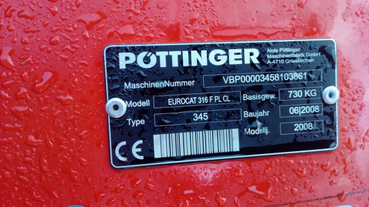 Pöttinger Euro Cut 316 F 5