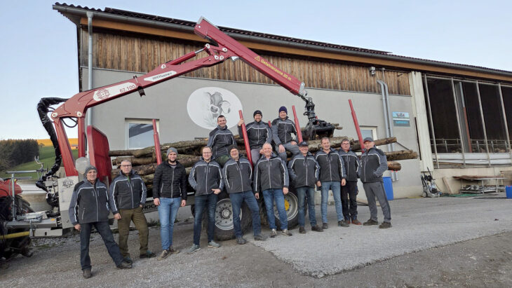 Rückewagen-Übergabe an die Kranwagengemeinschaft Kürnberg