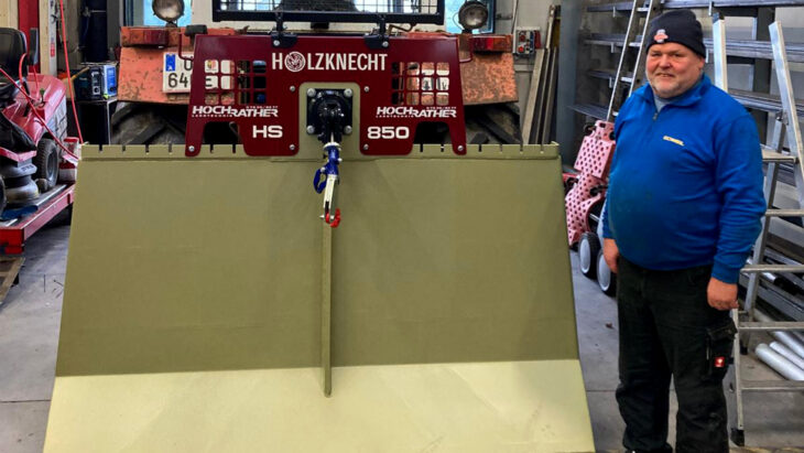 Seilwinden-Übergabe an Herrn Naderer