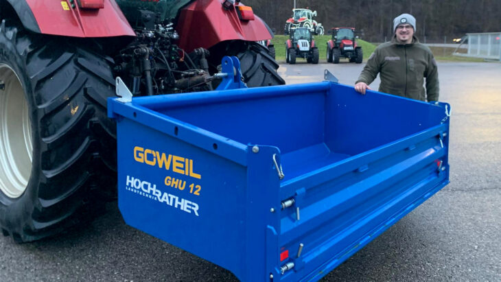 Heckladen-Übergabe an Herrn Stöger