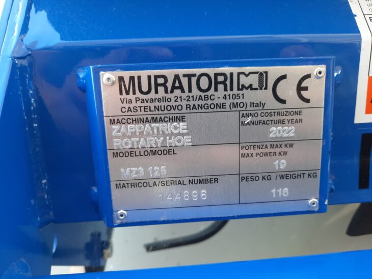 Muratori MZ3 125 6 Muratori MZ3 125 6