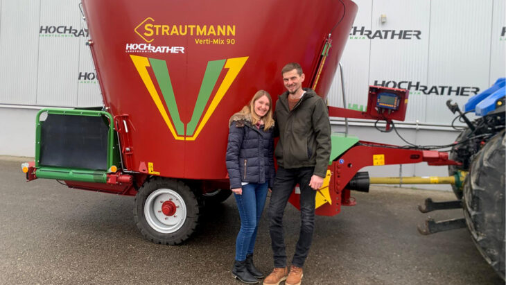 Futtermischwagen-Übergabe an Familie Holzer