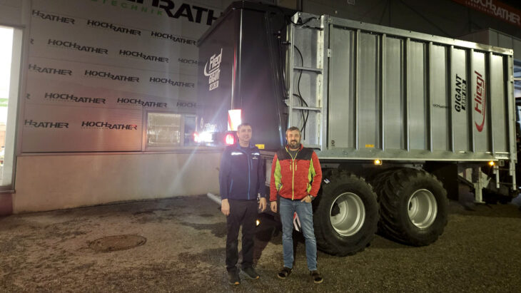 Abschiebewagen-Übergabe an die Maschinengemeinschaft Ahorner und Pichler