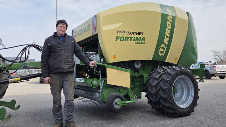 Rundballenpresse-Übergabe an Herrn Edermaier-Edermayr