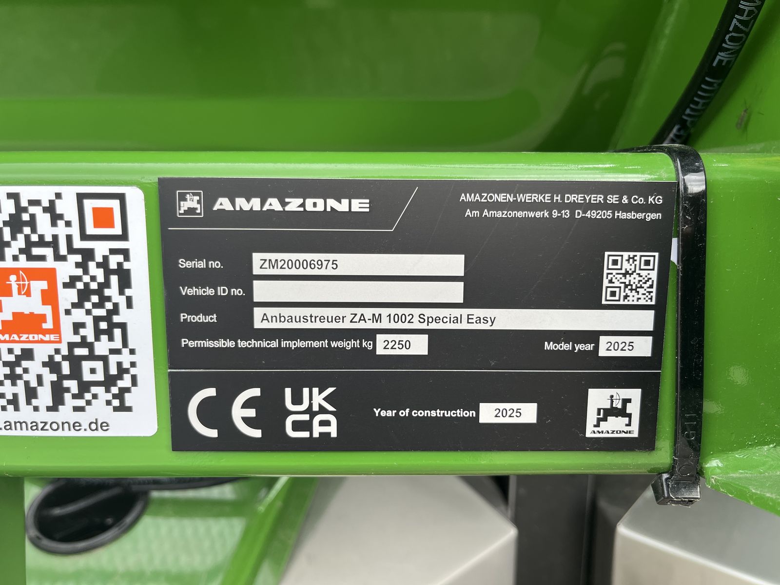 Amazone ZA M 1002 Amazone ZA M 1002
