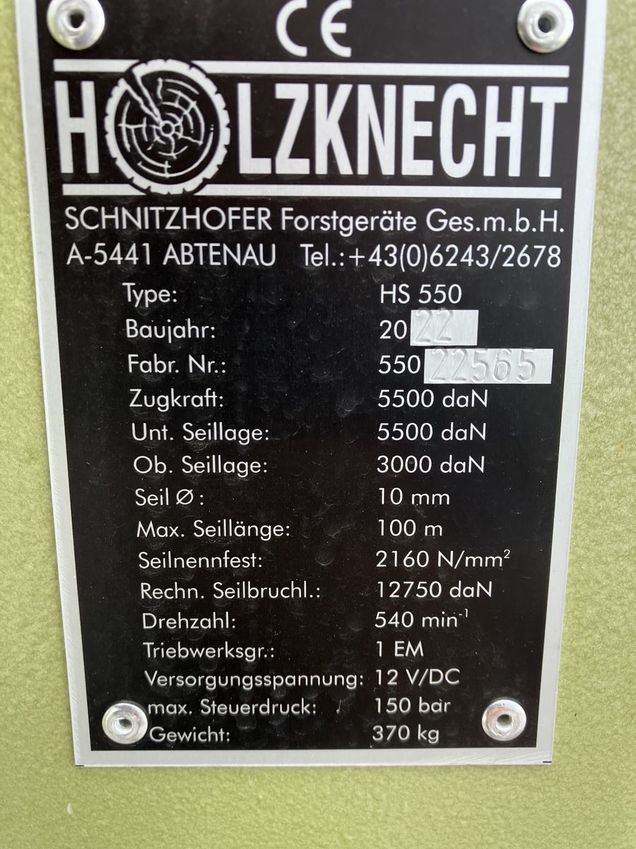 Holzknecht HS 550 Holzknecht HS 550