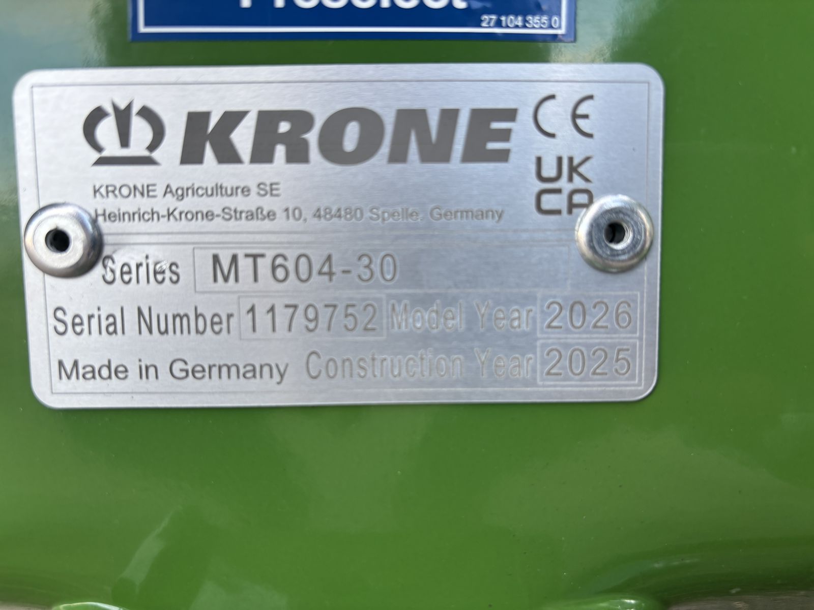 Krone EC B 870 Krone EC B 870