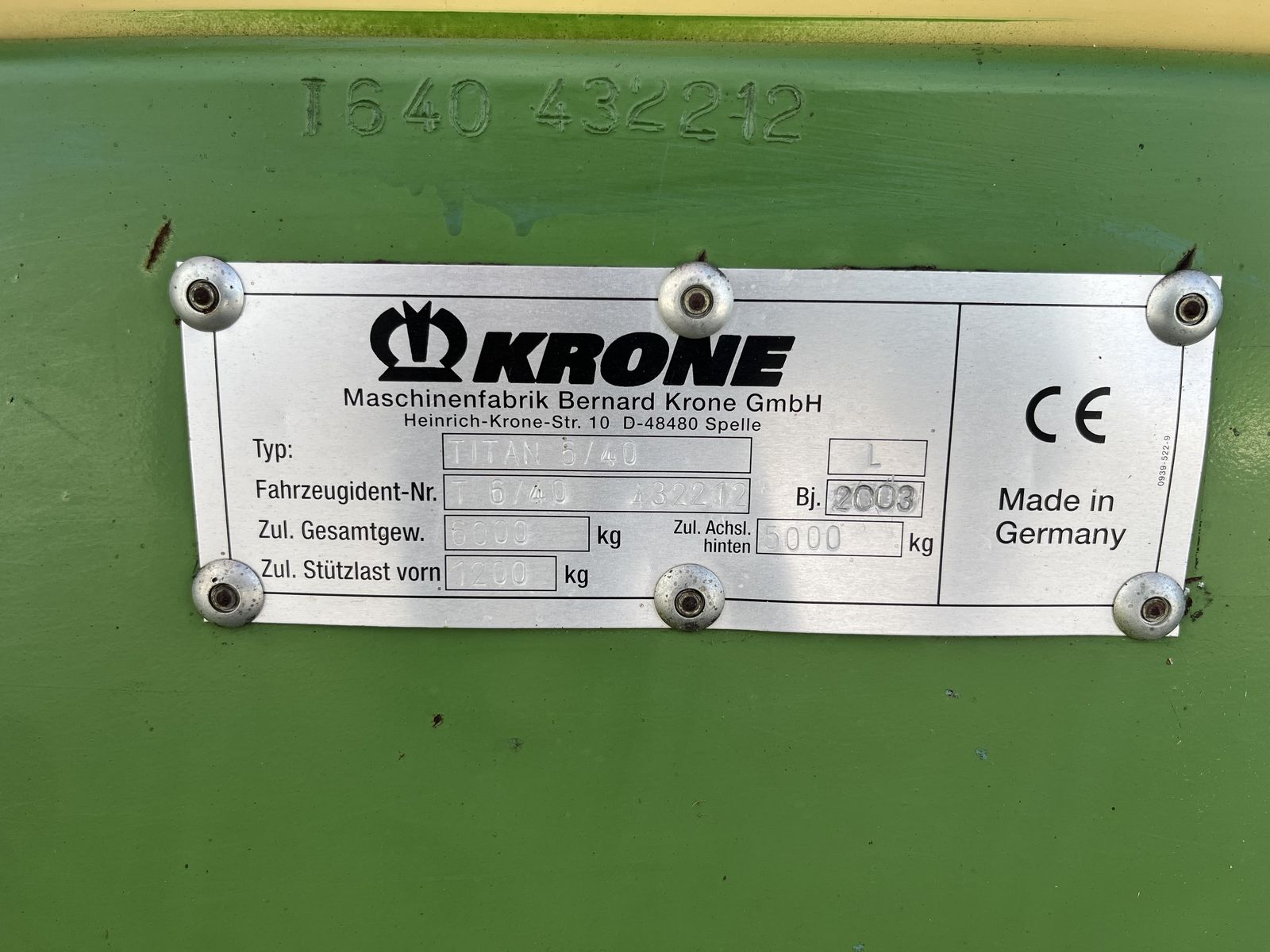 Krone Titan 6/40 L Krone Titan 6/40 L