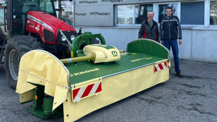 Mähwerk-Übergabe an Herrn Ruspeckhofer