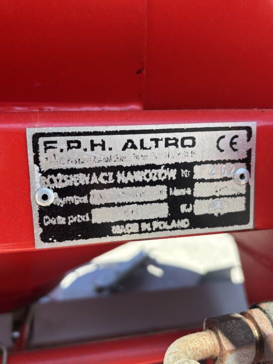 Altro Düngerstreuer 1200l 7 Altro Düngerstreuer 1200l 7