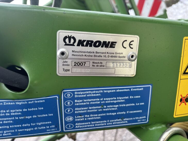 Krone KW 6.02 6 Krone KW 6.02 6