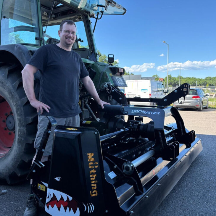 Futtermischwagen-Übergabe an Herrn Haugeneder